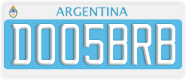 License plate of Argentina, Diplomatic