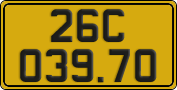 License plate of Vietnam, Commercial vehicles