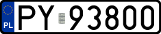 License plates of Poland, Regular car plates