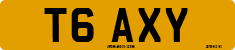 License plate of the United Kingdom, 1983 year system