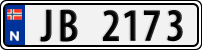 License plate of Norway, Trailers, motorcycles, special vehicles