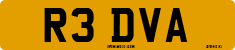 License plate of the United Kingdom, 1983 year system