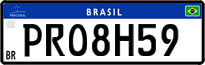 License plate of Brazil, Private owners (Mercosul)