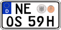German license plate, Plates for oldtimers (type 