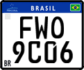 License plate of Brazil, Private owners (Mercosul)