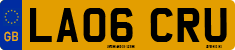License plate of the United Kingdom, 2001 year system