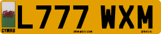 License plate of the United Kingdom, 1983 year system