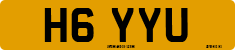 License plate of the United Kingdom, 1983 year system