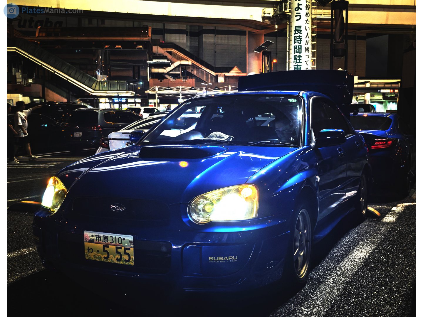 市原 310 わ 555, Subaru Impreza 2nd gen Sedan (GD), 1st facelift, 2002–2005