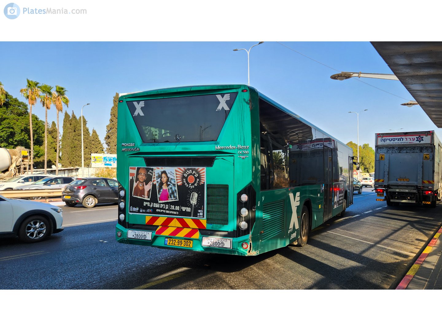 232-99-302, Merkavim Pioneer 3465 Pioneer (Mercedes-Benz OC500LE)