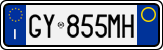 License plate of Italy, Cars (1994 year series)