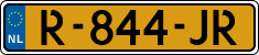 License plate of the Netherlands, Cars