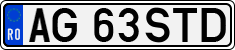 License plate of Romania, Regular plates