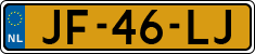 License plate of the Netherlands, Cars
