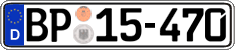 German license plate, Authorities and federal agencies