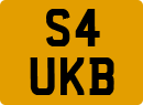 License plate of the United Kingdom, 1983 year system
