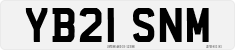 License plate of the United Kingdom, 2001 year system