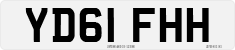 License plate of the United Kingdom, 2001 year system
