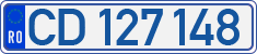 License plate of Romania, Diplomatic