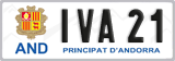 License plate of Andorra, Vanity Plates