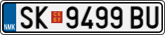 License plate of North Macedonia, Regular plates (2012)