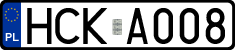 License plates of Poland, Authorities
