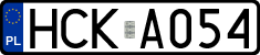License plates of Poland, Authorities