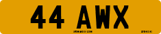 License plate of the United Kingdom, 1932 year system