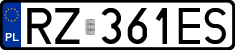 License plates of Poland, Regular car plates