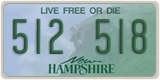 New Hampshire, 123 456