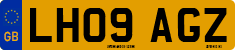 License plate of the United Kingdom, 2001 year system