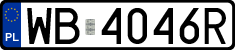 License plates of Poland, Regular car plates
