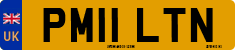 License plate of the United Kingdom, 2001 year system