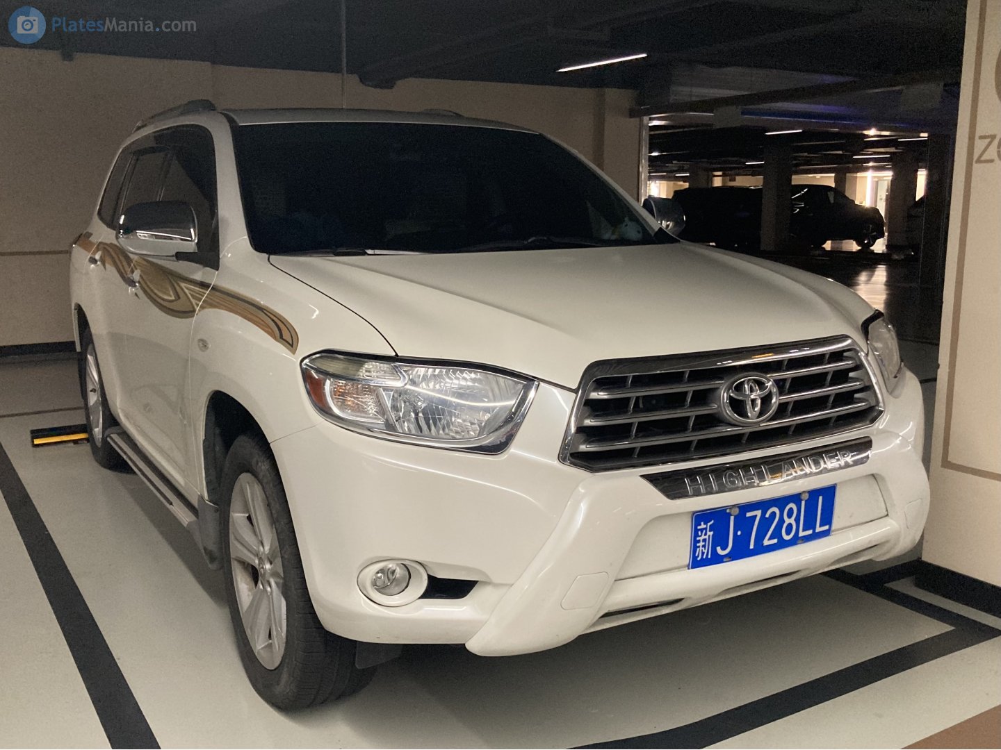 新J·728LL, Toyota Highlander 2nd gen (XU40), 2007–2010