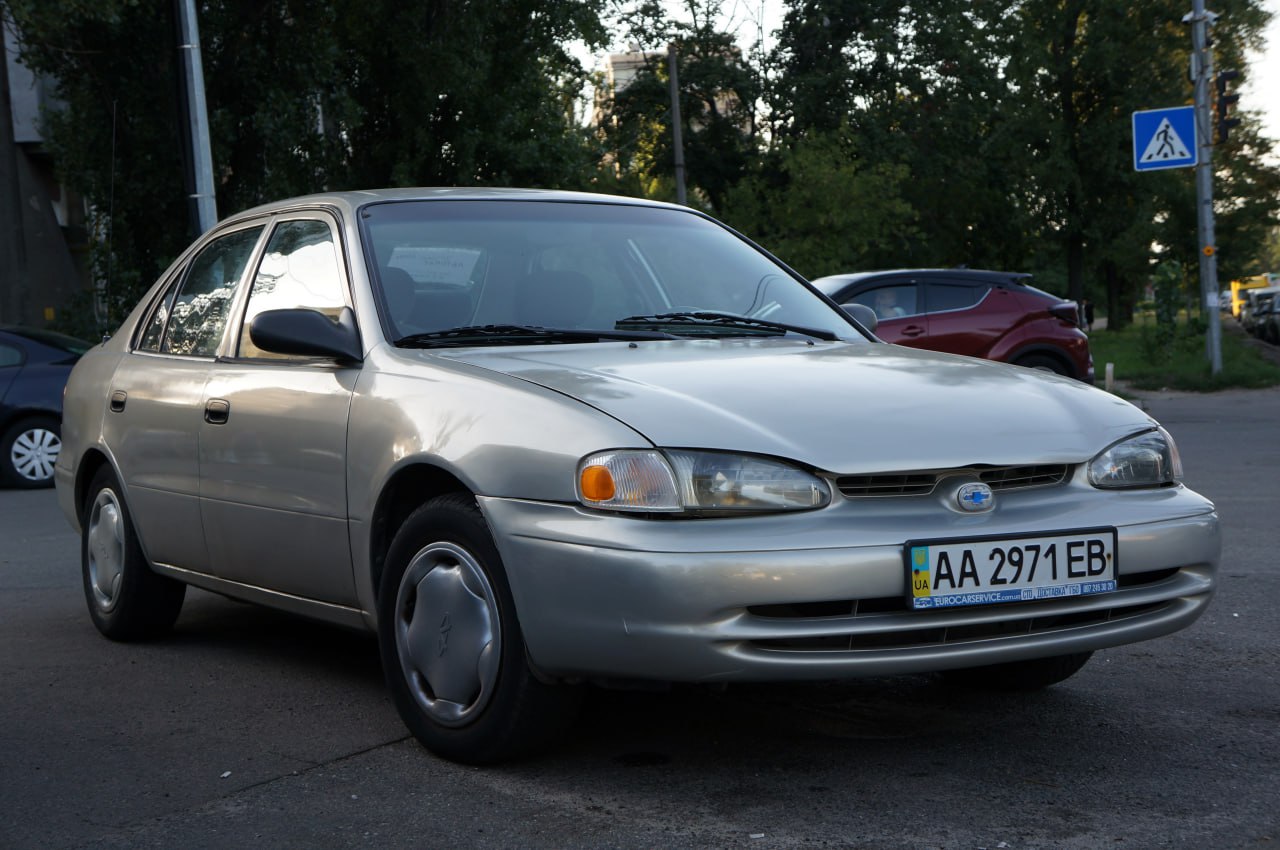 AA 2971 EB, Chevrolet Prizm 1st gen (E110; NA-market), 1997–2001