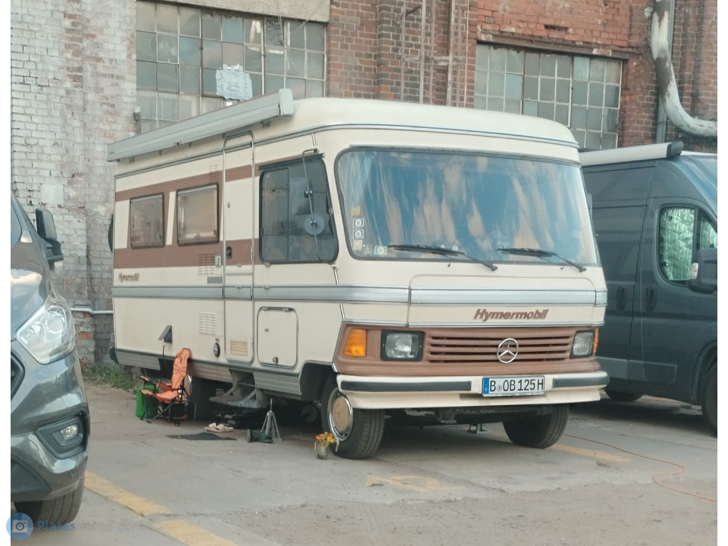 B OB 125 H, Hymer Mobil 4th gen 540/545/550/580/590/650/660/665/750/900 (Mercedes-Benz Chassis), 1980–1988