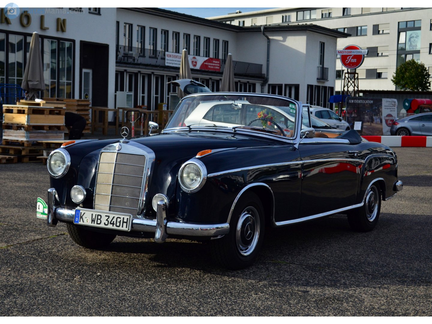 K WB 340 H, Mercedes-Benz Type 219/220 220S Cabriolet (W180 II), 1956–1959