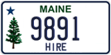 Maine, Low Number (1234)