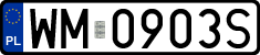 License plates of Poland, Regular car plates