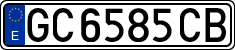 License plates of Spain, 1971 year series