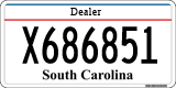 South Carolina, Dealer (X123456)