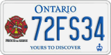 Ontario, Placas especiales (12AB34)