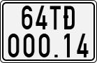 License plate of Vietnam, Specialty plates