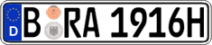 German license plate, Plates for oldtimers (type 