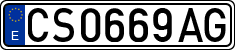 License plates of Spain, 1971 year series