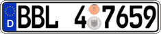 German license plate, Regional authorities
