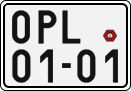 License plate of the Czech Republic, Motorcycles (1960)