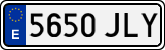 License plates of Spain, Ordinary (2000)