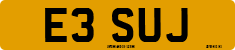 License plate of the United Kingdom, 1983 year system