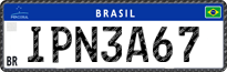License plate of Brazil, Private owners (Mercosul)
